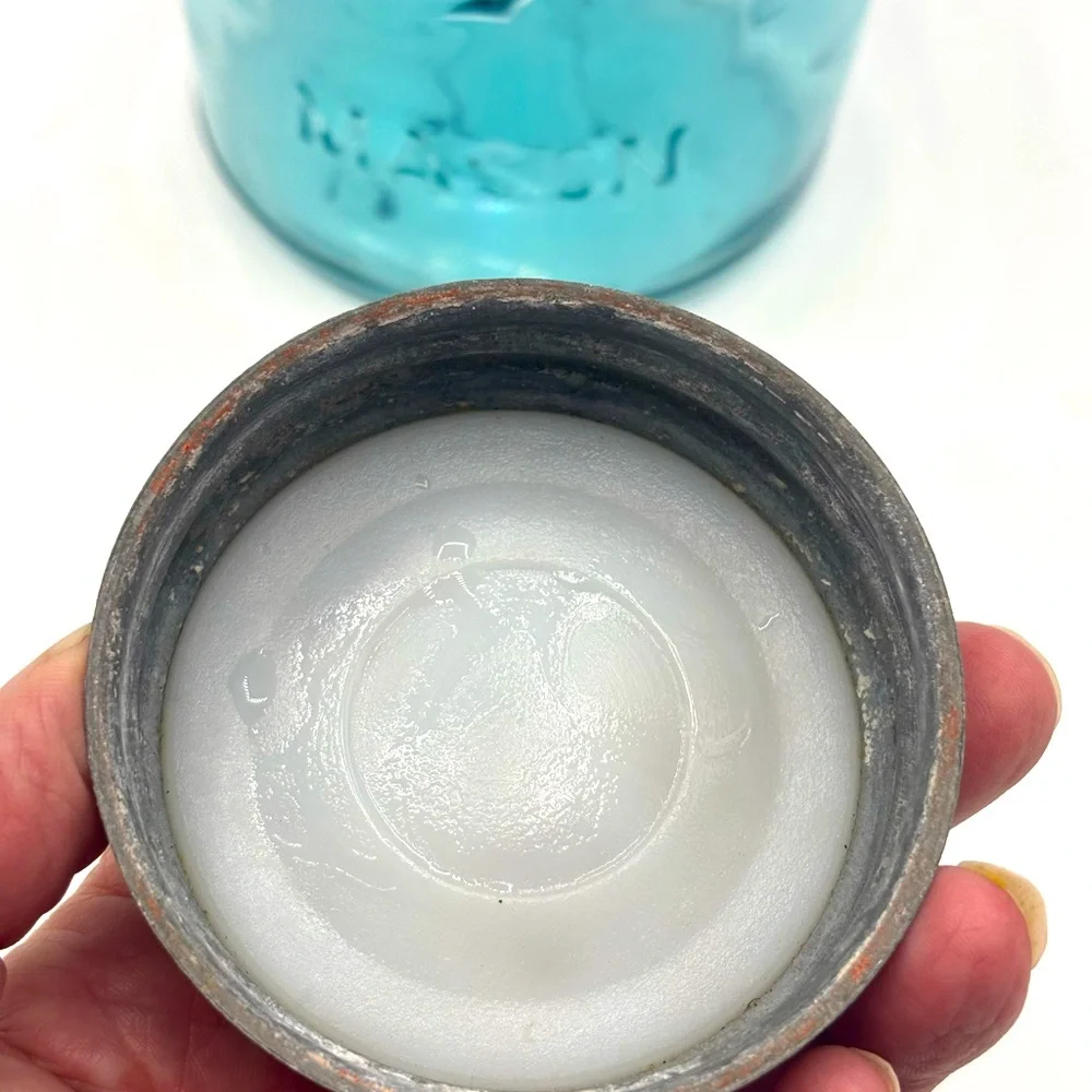 Rare 1900's Ball blue Mason qt.jar.